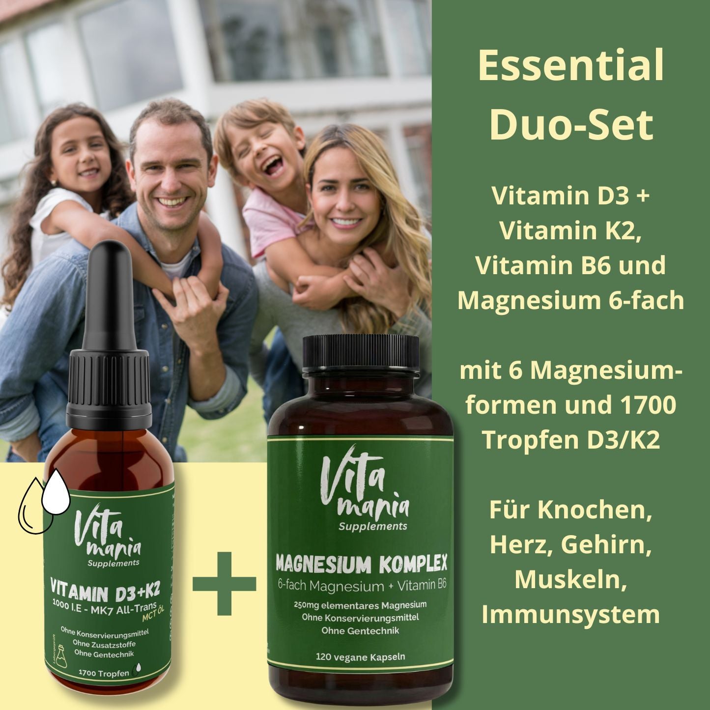 Essenziale - Vitamina D + Magnesio Complex