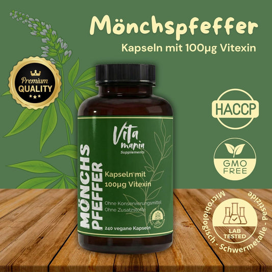 Mönchspfeffer - 240 vegane Kapseln