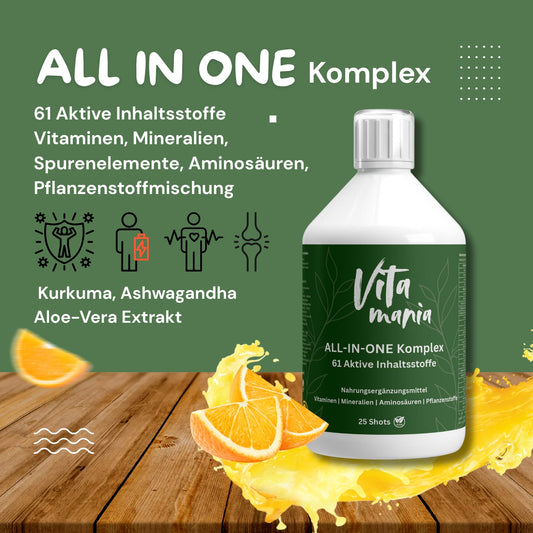 Premium All in One Komplex-Multivitamin-Shot - 500ml
