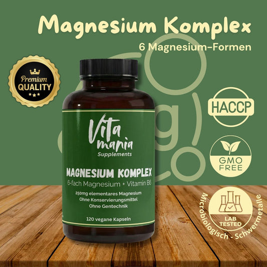 Magnesium Komplex PLUS 6-fach + Vitamin B6