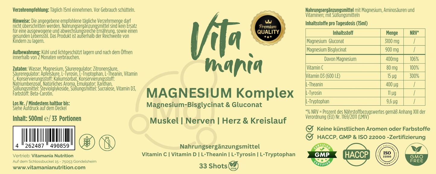Magnesium Komplex Plus - 500ml