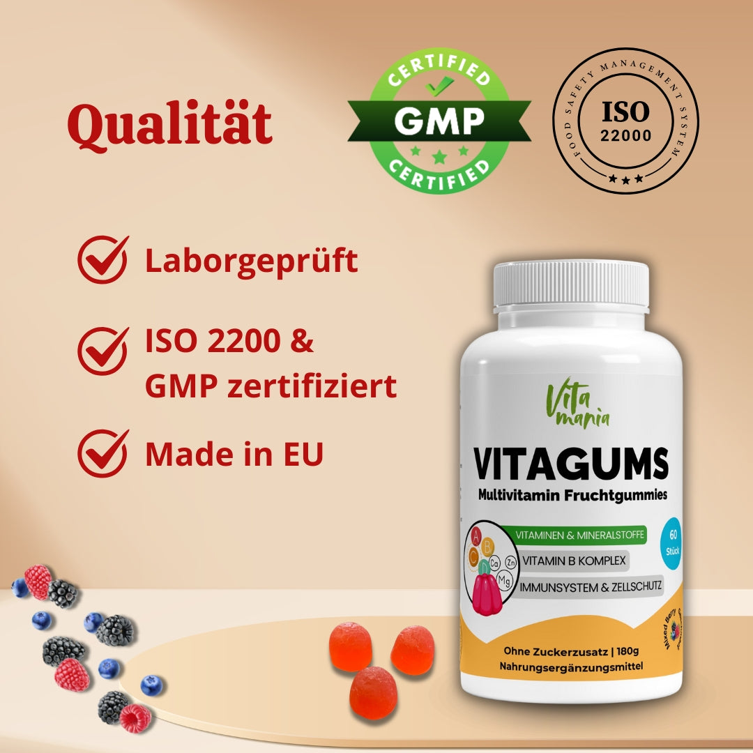 Premium Multivitamin + Mineral Gummies - 60 Stück