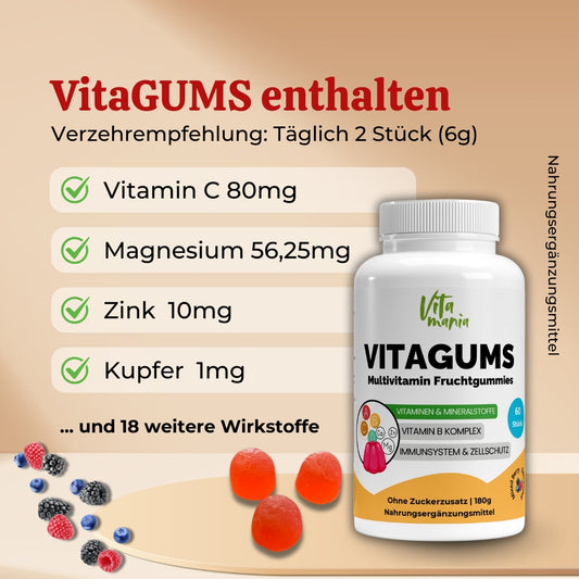 Premium Multivitamin + Mineral Gummies - 60 Stück