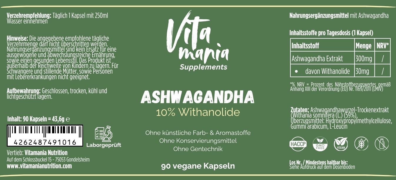 Ashwagandha in polvere - doypack da 500 g