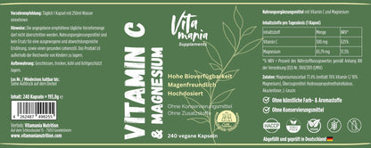 Basic-Paket - Vitamin D+K2, Vit. C+Magnesium