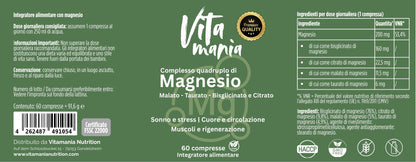Vitamania Magnesio Complex - 60 compresse vegane