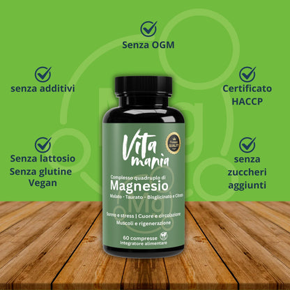 Vitamania Magnesio Complex - 60 compresse vegane