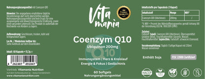 Coenzym Q10 200mg - 60 Softgel