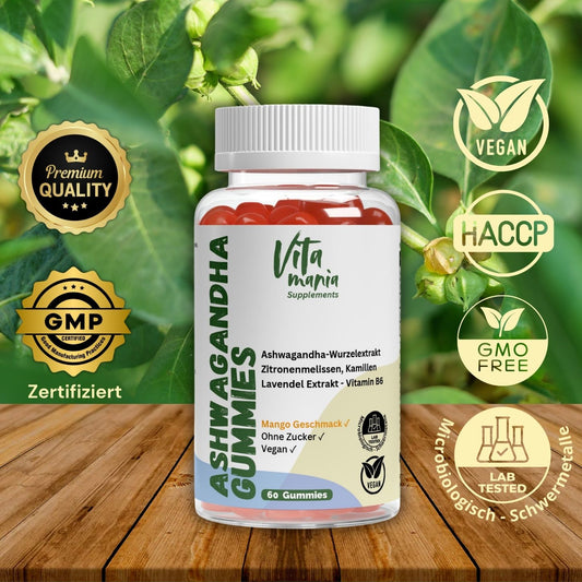 Vital Gummies Ashwagandha + Vitamina B6 - 60 Pezzi - Vegano