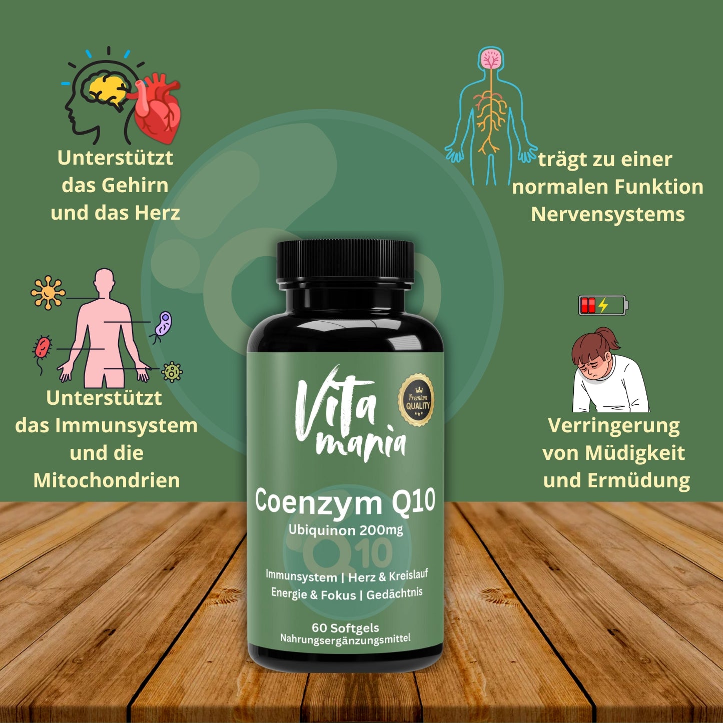 Coenzym Q10 200mg - 60 Softgel