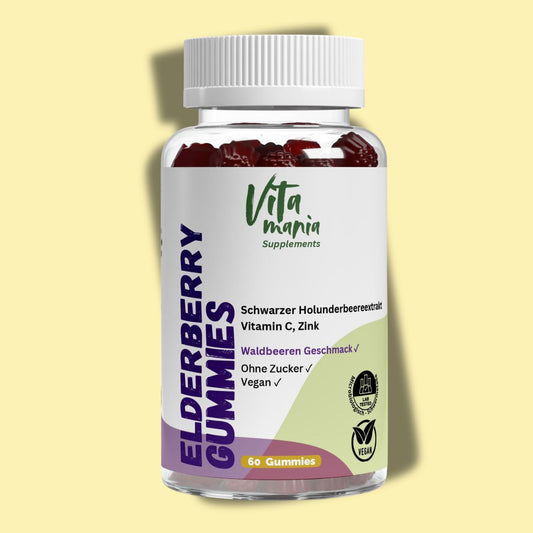 Vital Gummies Sambuco + Vitamina C + Zinco - 60 pezzi - Vegano