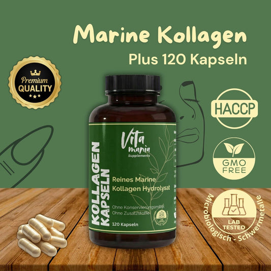 Peptidi di collagene marino (2000-5000 DA) - 120 capsule
