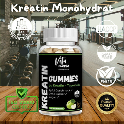 Creatina Gummy - 90 pezzi - Vegano