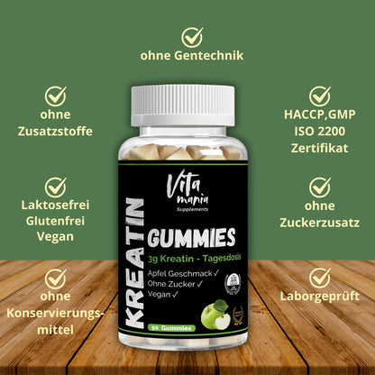 Creatina Gummy - 90 pezzi - Vegano