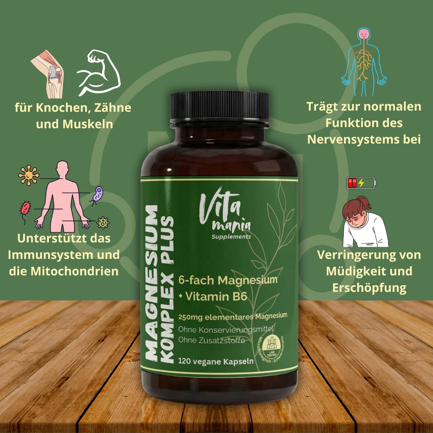 Magnesio Complesso 6x + Vitamina B6