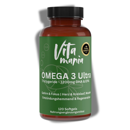 Omega 3 Ultra - Triglyceride 35/25 - (Halal Gelatine) 120 Softgels