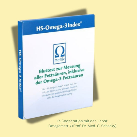 Omega Index Selbsttest - 26 Fettsäuren Blutentnahmeset