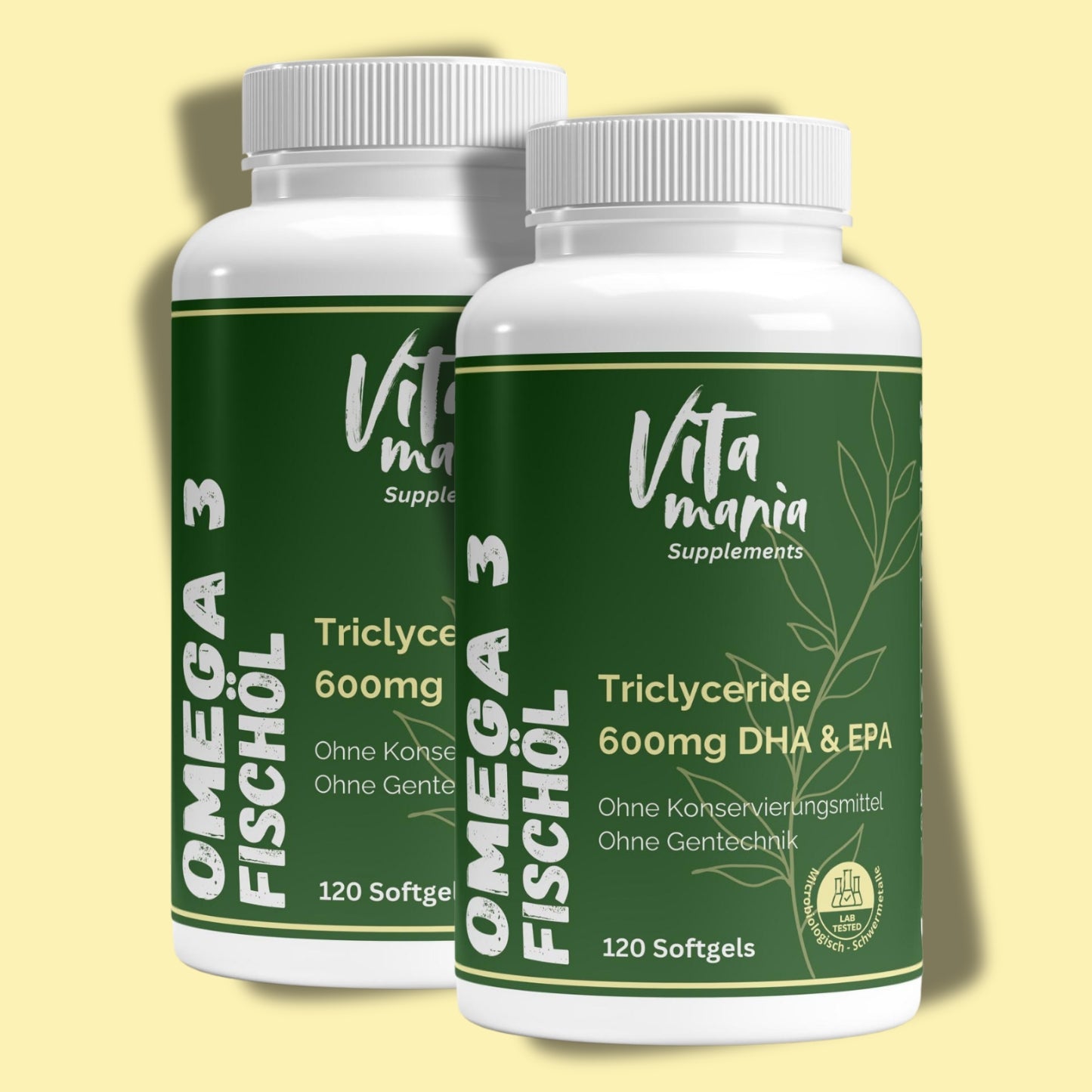 Premium Omega-3 Triglyceride 18/12 (Halal Gelatine) - 120 Softgels
