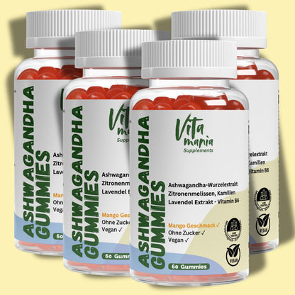 Vital Gummies Ashwagandha + Vitamina B6 - 60 Pezzi - Vegano