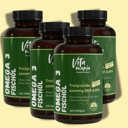 Premium Omega-3 Triglyceride 35/25 (Halal Gelatine) - 120 Softgels