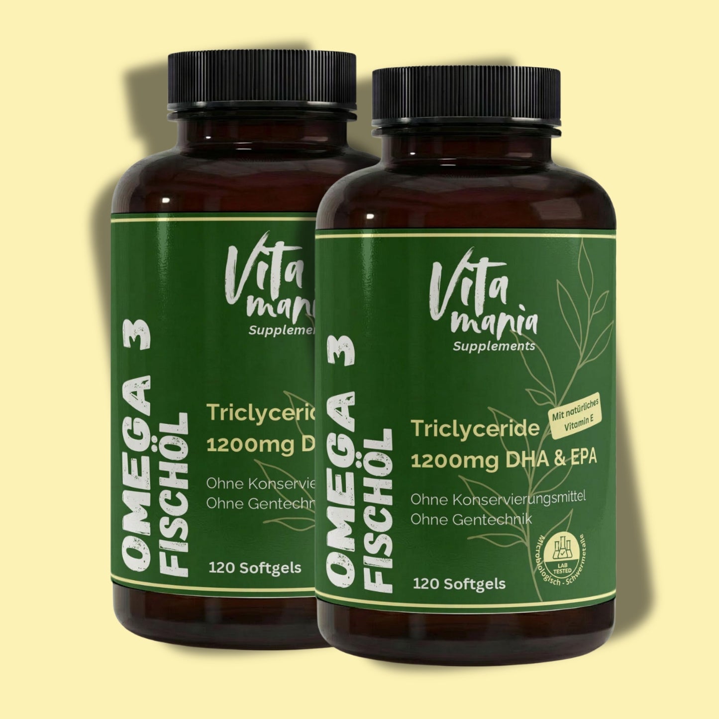 Premium Omega-3 Triglyceride 35/25 (Halal Gelatine) - 120 Softgels