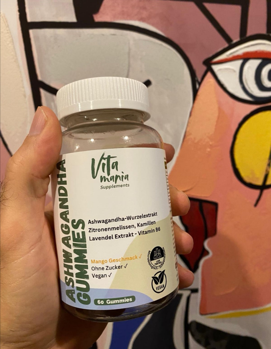 Vital Gummies Ashwagandha + Vitamina B6 - 60 Pezzi - Vegano