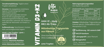 Basic-Paket - Vitamin D+K2, Vit. C+Magnesium