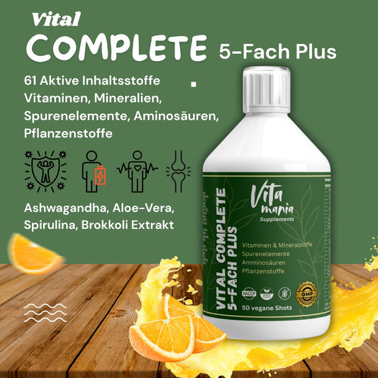 Vitamania Premium All-in-One Complex - Liquid Shot - 500 ml