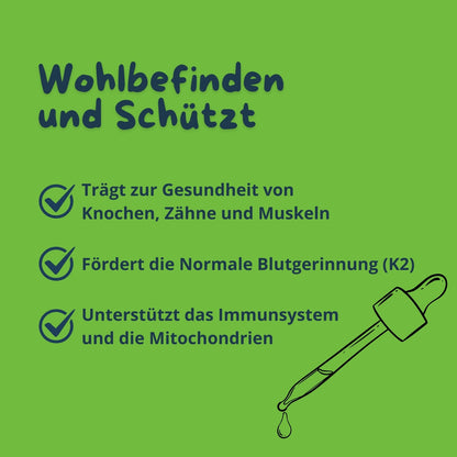 Vitamin D3+K2 - 50ml - 1700 Tropfen MCT