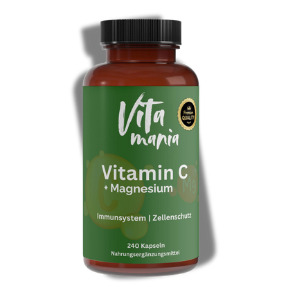 Vitamina C 500 mg + Magnesio - 240 Capsule