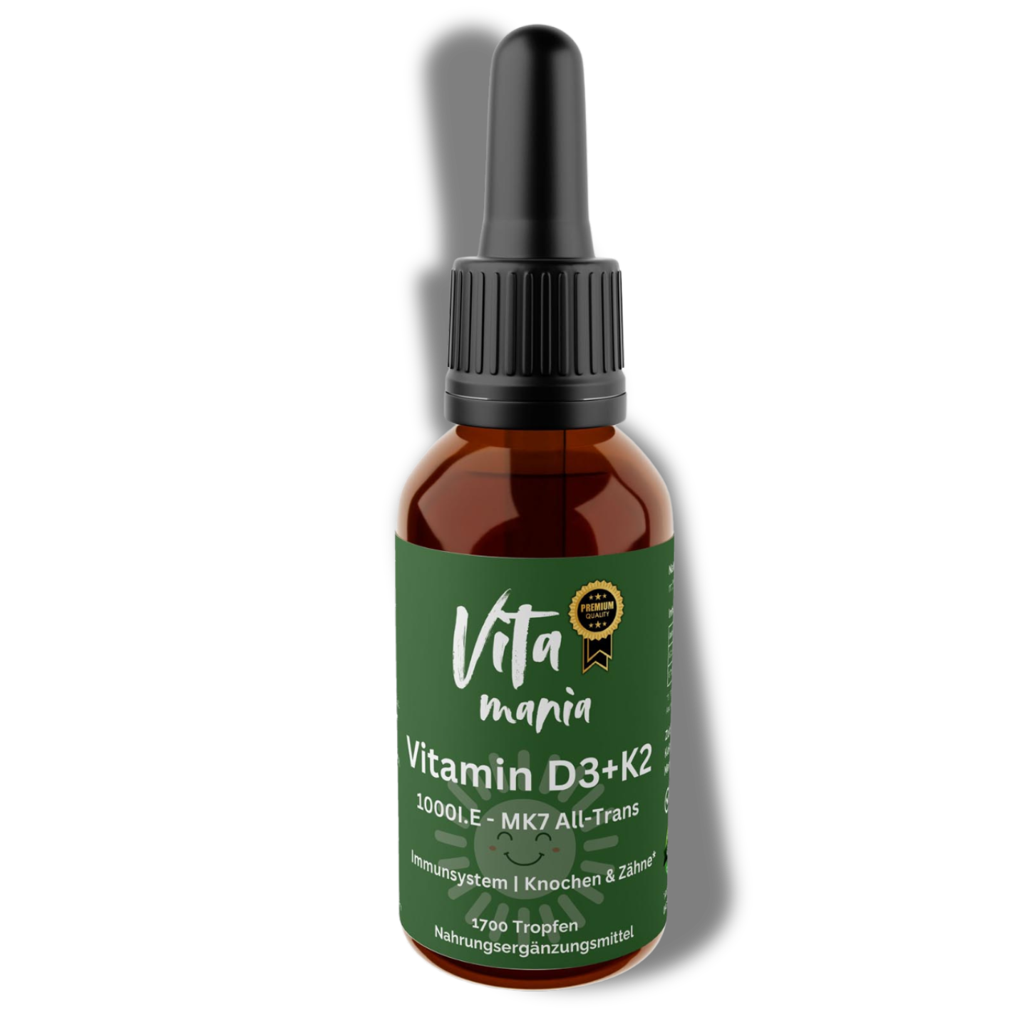 Vitamin D3+K2 - 50ml - 1700 Tropfen MCT