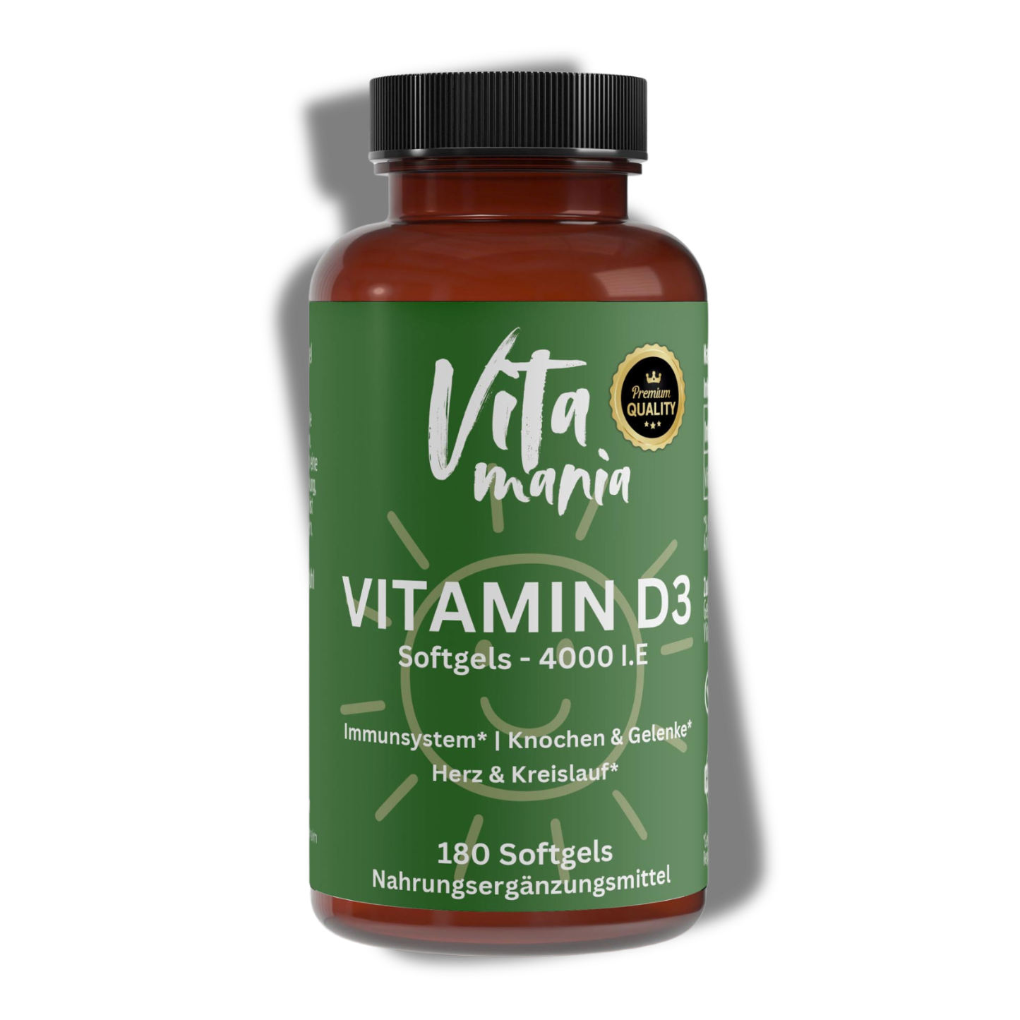 Vitamin D3 4.000 I.E - 180 Softgels