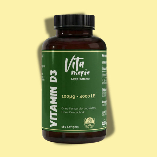 Vitamina D3 4.000 UI Liquida - 180 Softgel Halal