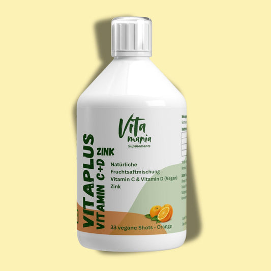 Vitaplus Shots con Vitamina C+D+Zinco - Liquido - 500ml