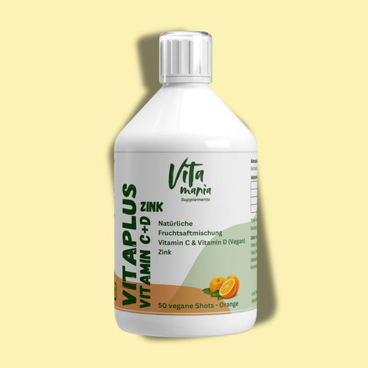 Vitaplus Shots con Vitamina C+D+Zinco - Liquido - 500ml