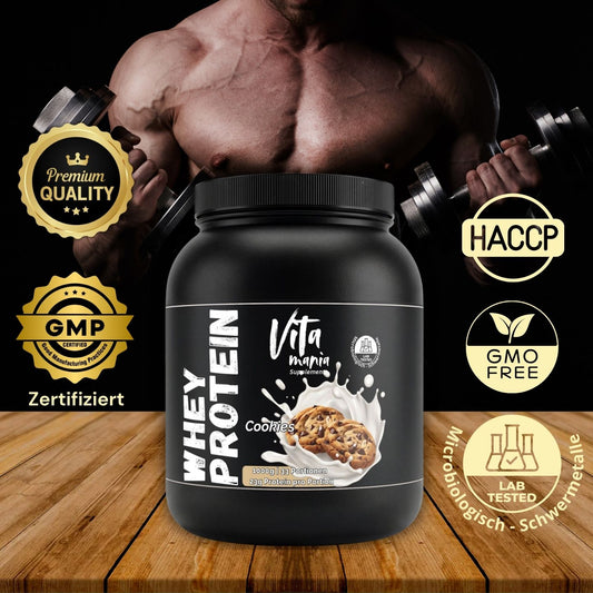 Proteine del siero del latte Premium ai biscotti - 1.000 g