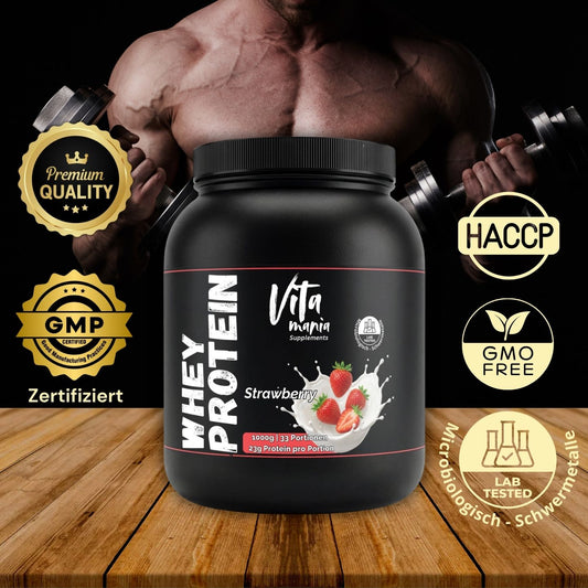Premium Whey Protein Fragola - 1.000 g
